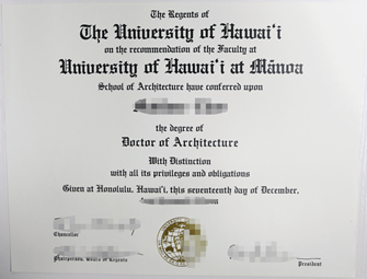 夏威夷大学马诺阿分校毕业证,办Hawaii毕业证,买Hawaii文凭