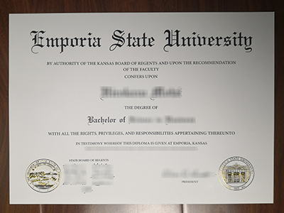 Buy a fake Emporia State University degree of the latest version.购买最新版本的假恩波利亚州立大学学位。