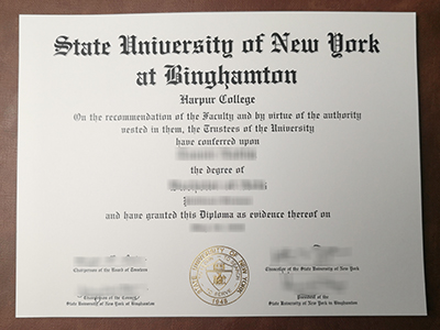 Buy a fake State University of New York at Binghamton degree.购买假的纽约州立大学宾汉姆顿分校学位