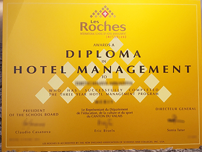 Buy a fake Les Roches diploma from Switzerland.从瑞士购买假理诺士文凭。