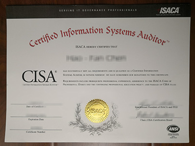 Purchase a fake CISA certificate for a better job.购买伪造的 CISA 证书以获得更好的工作。