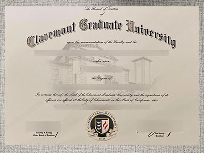 Buy a fake Claremont Graduate University degree for a job.为一份工作购买伪造的克莱蒙特研究生大学学位。