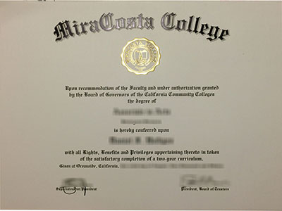 Can i buy a fake Miracosta College diploma quickly?我可以快速购买伪造的米拉科斯塔学院文凭吗？