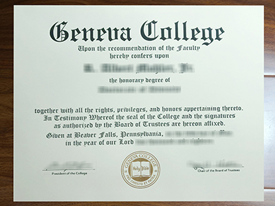 How to purchase a fake Geneva College degree?如何购买假的日内瓦大学学位？