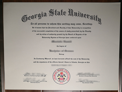 How much does a fake Georgia State University degree?伪造的佐治亚州立大学学位多少钱？