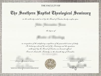 How to order a fake Southern Baptist Theological Seminary degree?如何订购假的美南浸信会神学院学位？