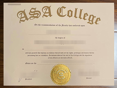 How to purchase a fake ASA College degree for a job?如何为工作购买假的 ASA 大学学位？