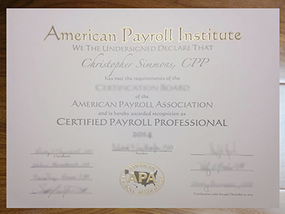 How many people to buy a fake Certified Payroll Professional certificate?有多少人买假的Certified Payroll Professional证书？