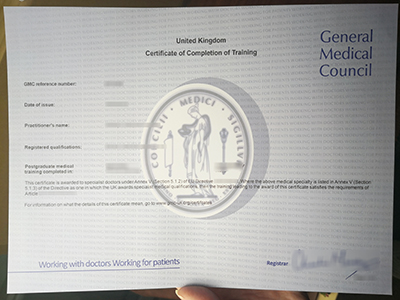 How much does a fake General Medical Council certificate? 假的综合医学委员会证书多少钱？