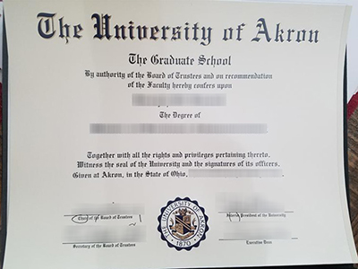 How to obtain a fake University of Akron degree?如何获得假的阿克伦大学学位？