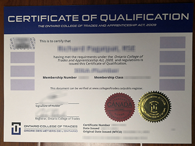 Purchase a fake Ontario College Of Trades diploma quickly.快速购买伪造的安大略省贸易学院文凭。