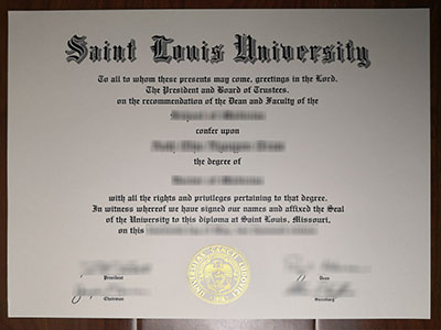 How much does a fake Saint Louis University degree?假圣路易斯大学学位多少钱？