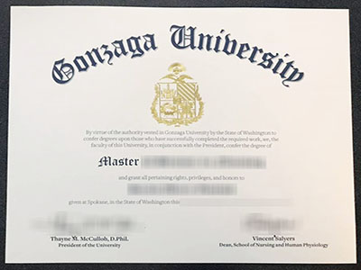 How much does a fake Gonzaga University degree online?在线伪造冈萨加大学学位多少钱？