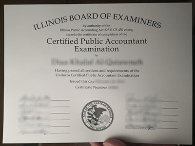 How to purchase a phony Illinois Board of Examiners certificate? 如何购买伪造的伊利诺伊州考官委员会证书？