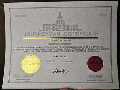 How much does to buy a fake Journeyman certificate from Alberta? 从艾伯塔省购买假的熟练工证书要多少钱？