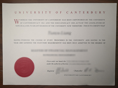 How much does to purchase a fake University of Canterbury degree from New Zealand? 从新西兰购买假的坎特伯雷大学学位需要多少钱？