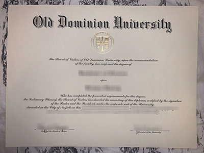 How much does to order a fake Old Dominion University diploma? 订购假的旧自治领大学文凭要多少钱？