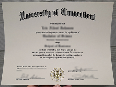 How to order a 100% copy University of Connecticut degree in 3 days? 如何在 3 天内订购 100% 复制的康涅狄格大学学位？