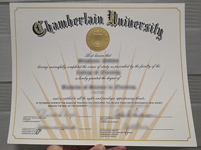 How to buy a fake Chamberlain University degree certificate in 3 days? 如何在 3 天内买到假张伯伦大学学位证书？