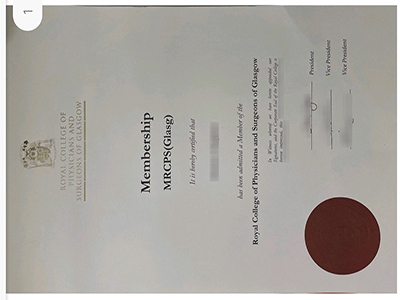 How to order a fake MRCPS Glasgow certificate safely and quickly? 如何安全快速地订购假 MRCPS 格拉斯哥证书？