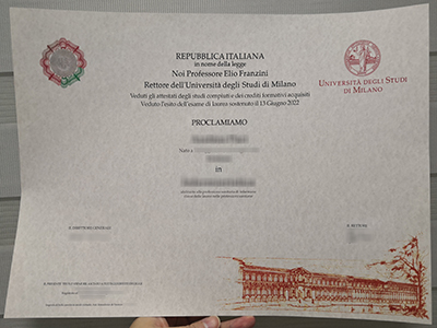 How much does to buy a phony Università degli Studi di Milano diploma certificate?