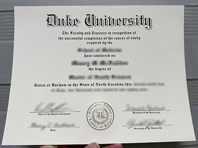 How much does to purchase a fake Duke University degree certificate online? 在线购买伪造的杜克大学学位证书需要多少钱？