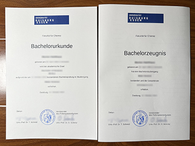 How much does to order a fake University of Duisburg-Essen certificate in Germany? 在德国订购伪造的杜伊斯堡 – 埃森大学证书多少钱？