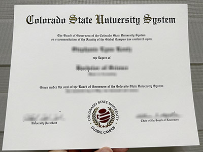 How to purchase a fake Colorado State University System degree certificate in 3 days? 如何在3天内购买假的科罗拉多州立大学系统学位证书？