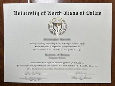 How much does to order a fake University of North Texas at Dallas degree certificate? 购买一份假的北德克萨斯大学达拉斯分校学位证书需要多少钱？