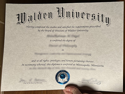 How much does to purchase a fake Walden University diploma of the latest version? 购买最新版本的假瓦尔登大学文凭需要多少钱？