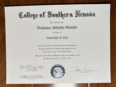 How to obtain a fake College of Southern Nevada diploma of the latest version? 如何获得最新版本的假南内华达学院文凭？