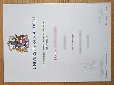 Can I order a fake University of Aberdeen doctor diploma in 2023? 我可以订购假阿伯丁大学2023年博士文凭吗？