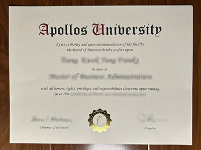 How can i purchase a fake Apollos University diploma certificate in 3 days? 我如何在3天内购买假阿波罗大学文凭证书？