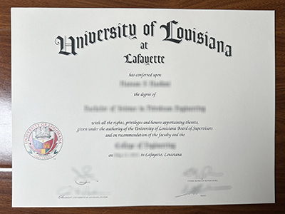 How much does to buy a fake University of Louisiana at lafayette diploma online? 在线购买假路易斯安那大学拉斐特分校文凭多少钱？