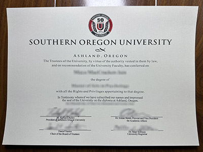 How to purchase a Southern Oregon University degree certificate in 2024? 如何在 2024 年购买南俄勒冈大学学位证书？