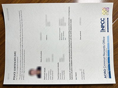 How much does to order a fake UK Police Certificate?订购假的英国无犯罪记录证明要多少钱？