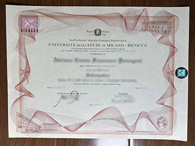 What’s the cost does to order a fake University of Milan-Bicocca degree in Italy? 在意大利订购米兰比可卡大学假学位证书需要多少钱？