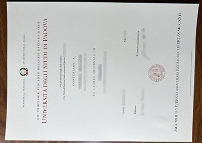 The easiest steps to purchase a fake University of Padova degree certificate. 购买帕多瓦大学假学位证书最简单的步骤。