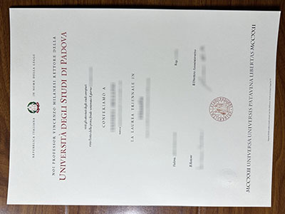 The easiest steps to purchase a fake University of Padova degree certificate. 购买帕多瓦大学假学位证书最简单的步骤。