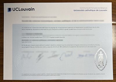 What’s the cost and time to order a UCLouvain degree certificate online? 在线订购 UCLouvain 学位证书的费用和时间是多少？